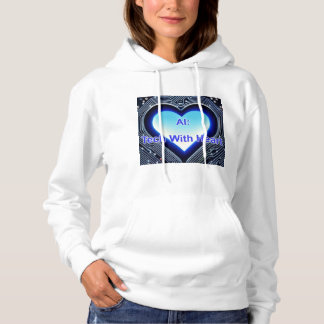 Pull À Capuche AI : Tech avec cœur Femme Blanche