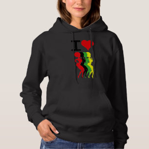 Pull À Capuche Aimer Afrique Noir Histoire Mois Afro-Américain M