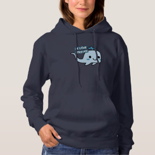 Pull À Capuche Aimer les baleines Drôle cadeau pour les amateurs
