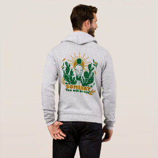 Pull À Capuche Aimez la Palestine Handala Un jour vous serez libr