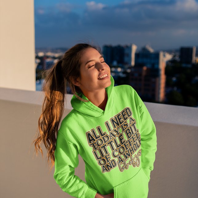 Pull À Capuche Alimentez votre journée avec foi et café (Créateur téléchargé)