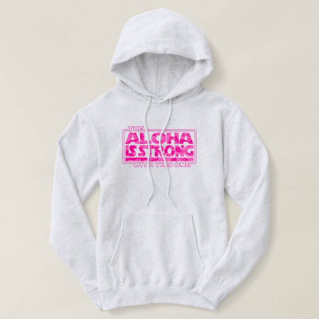 Pull À Capuche Aloha Power Hawaï Sci-Fi Inspiration (Design devant)
