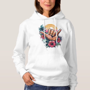 Pull À Capuche Aloha Spirit - Shaka Art hawaïen