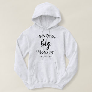 Pull À Capuche Alpha Chi Omega Grande Couronne