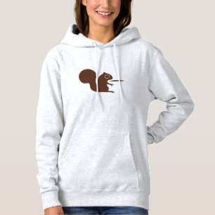 Pull À Capuche Amant de café d'écureuil
