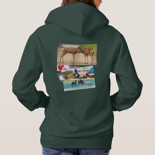 Pull À Capuche Amateur d'animaux Ecc 3-19 (Dos)
