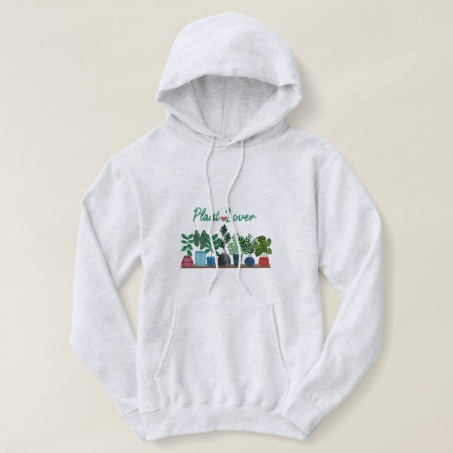 Pull À Capuche Amateur de plantes (Design devant)