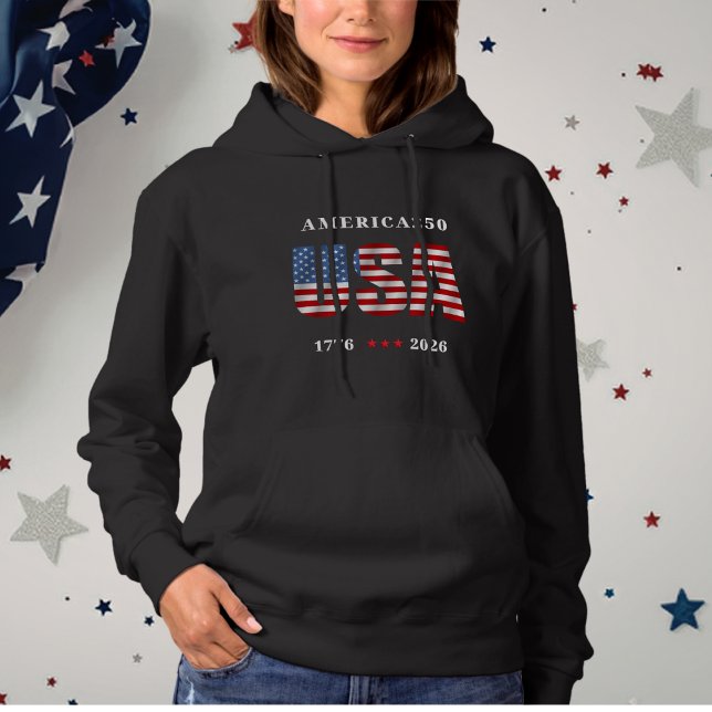 Pull À Capuche AMERICA250 1776-2026 Célébration (AMERICA250 1776-2026 Celebration Hoodie - Ladies)