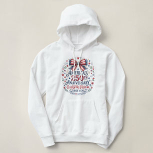 Pull À Capuche America 250e Anniversaire Préparatoire Coquette No