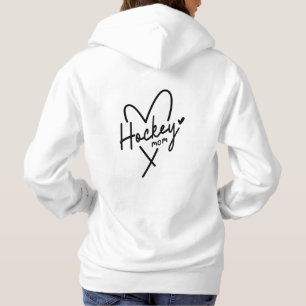 Pull À Capuche Amour Hockey Maman personnalisée