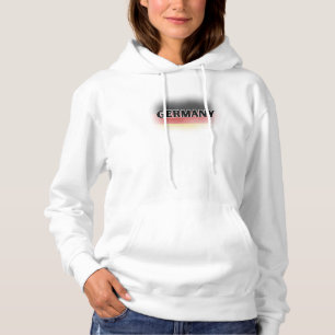 Pull À Capuche Amour moderne Allemagne Drapeau Europe Souvenir