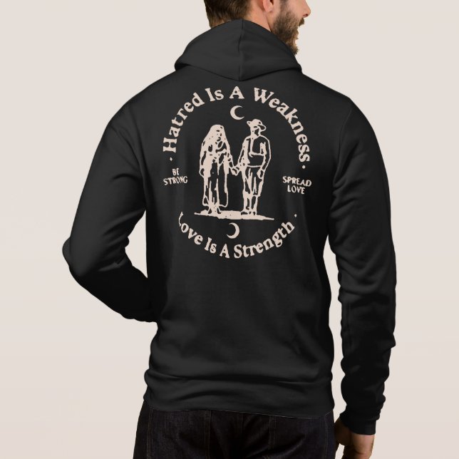 Pull À Capuche amour répandu (Dos)