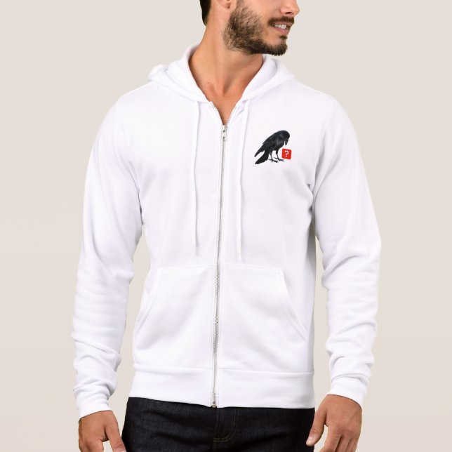 Pull À Capuche Analyste de Renseignement d'Affaires chez Custom C (Devant)