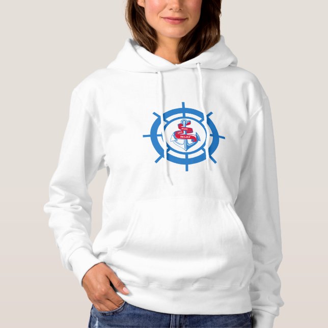 Pull À Capuche Ancre et volant (Devant)