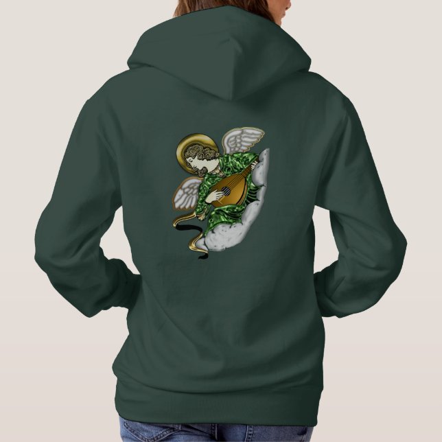 Pull À Capuche Ange mélodique de l'harmonie (Dos)