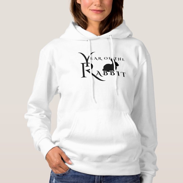 Pull À Capuche Année du lapin (Devant)