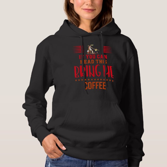 Pull À Capuche Apporte-moi café Fatigué maman nouveauté (Devant)