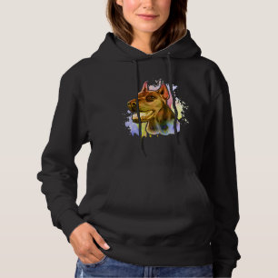 Pull À Capuche Aquarelle Doberman Dog Art