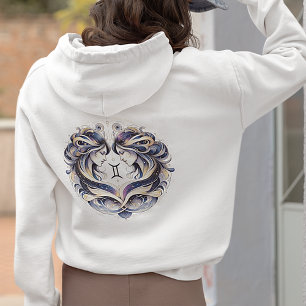 Pull À Capuche Aquarelle tendance Gemini Zodiac Sweatshirt