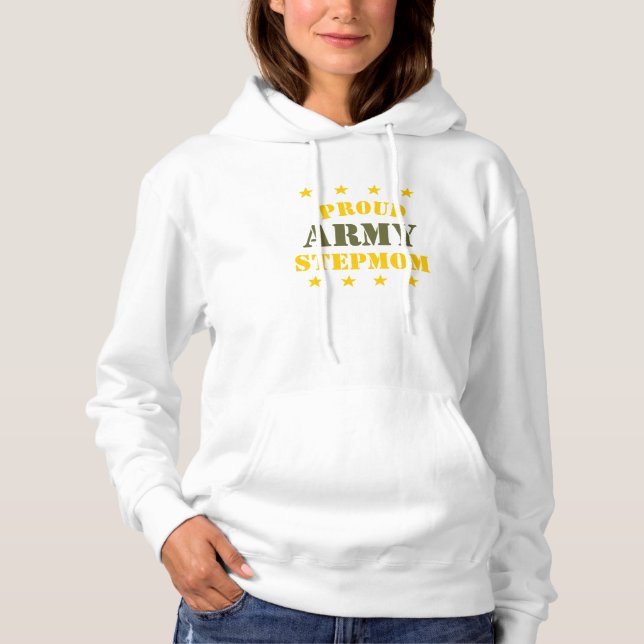 PULL À CAPUCHE ARMY STEPMOM SWEATSHIRT (Devant)