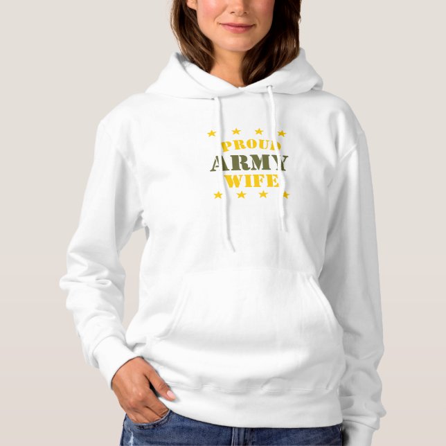 PULL À CAPUCHE ARMY WIFE SWEATSHIRT (Devant)