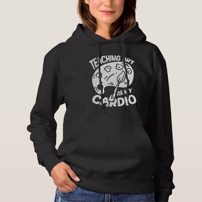 Pull À Capuche Art Enseignant Vêtements Artiste Enseignement pour (Devant)