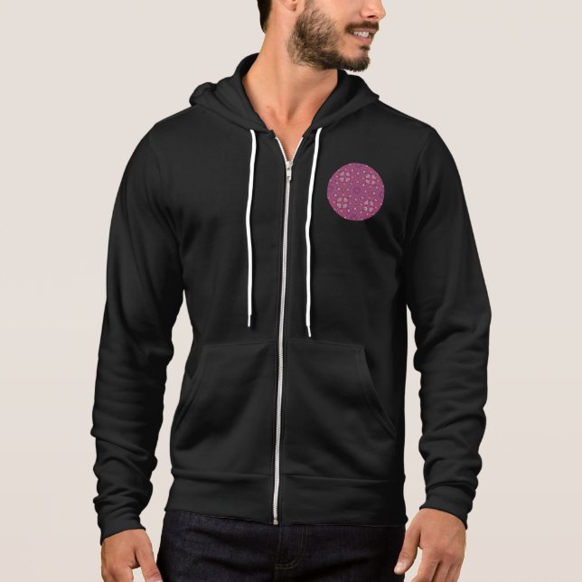 Pull À Capuche Art kaléidoscope du volume neuf quinze (Devant)