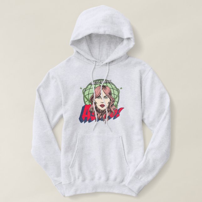 Pull À Capuche Art moderne dessin animé Art pop rétro (Design devant)