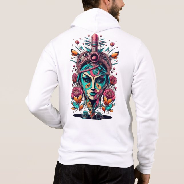 Pull À Capuche Art unique (Dos)