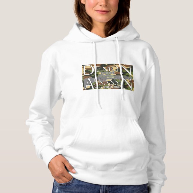 Pull À Capuche Assassin de démons – Puissance du Saint-Esprit  (Devant)