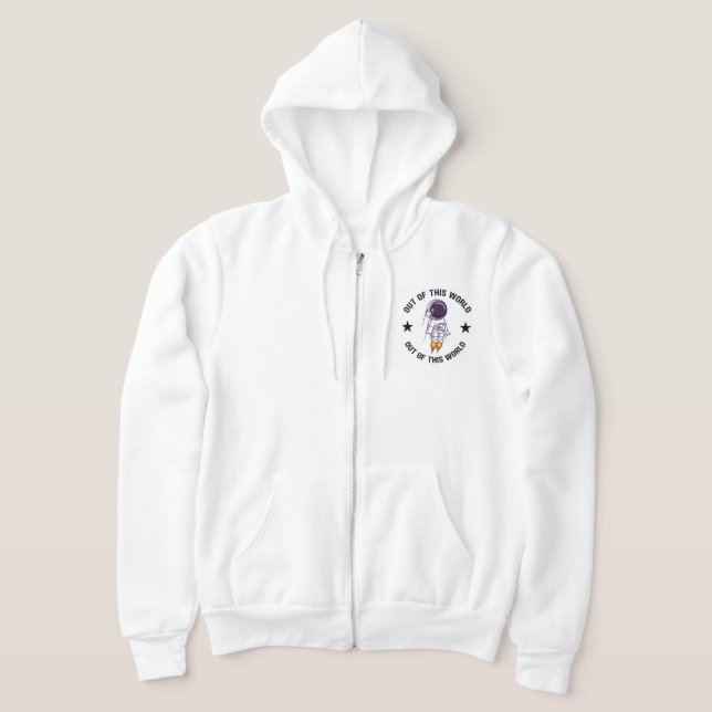 Pull À Capuche Astronaut logo veste Out Of This World Devi Co. (Poser)
