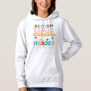 Pull À Capuche Attrapez ce mignon Autisme Papa Héros Je lève la m