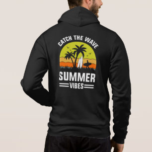 Pull À Capuche Attrapez La Vague Vibe Été-64193