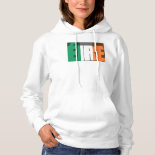 Pull À Capuche Au coeur du charme irlandais, Irish Flag