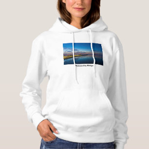 Pull À Capuche Aube de la ville de Mackinaw