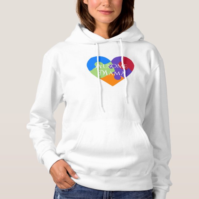Pull À Capuche Ausome Mama Made in USA sweatshirt (Devant)