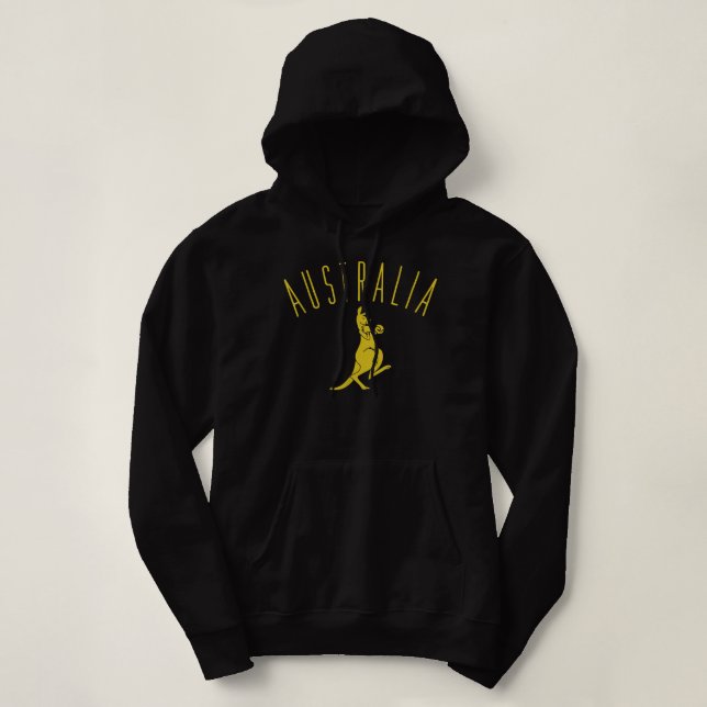 PULL À CAPUCHE AUSTRALIA BOXING KANGAROO 390 (Design devant)