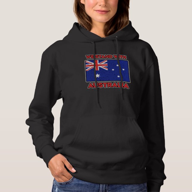 Pull À Capuche Australie  pour les hommes et les femmes se tienne (Devant)