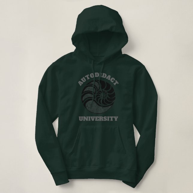 Pull À Capuche Autodidact University sweatshirt hoodie (Design devant)