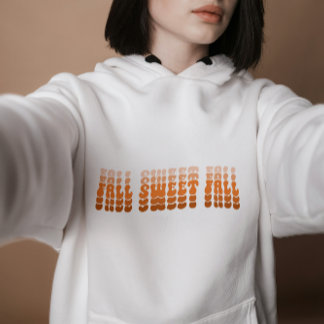 Pull À Capuche Automne Chute Douce, Vibes Automne Citrouille, Tha