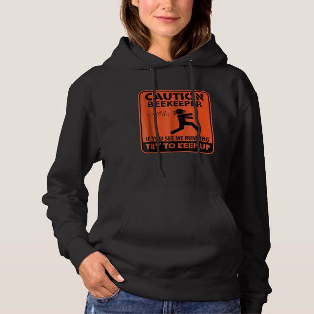 Pull À Capuche Avertissement Abegardien Si Vous Me Voyez En Train (Devant)