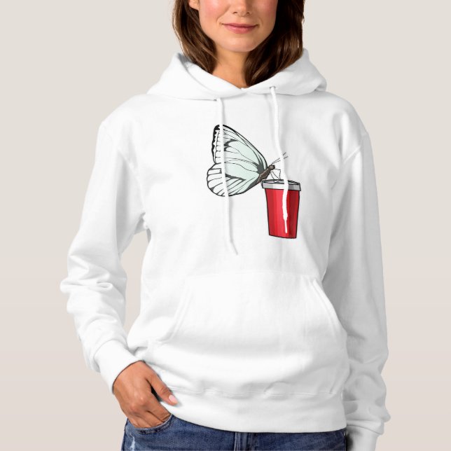 Pull À Capuche Babfly Drinking (Devant)