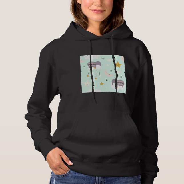 Pull À Capuche Baby Sloth Star (Devant)