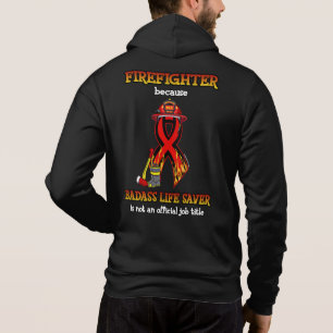 PULL À CAPUCHE BADASS SAUVER LA VIE...FIREFIGHTER