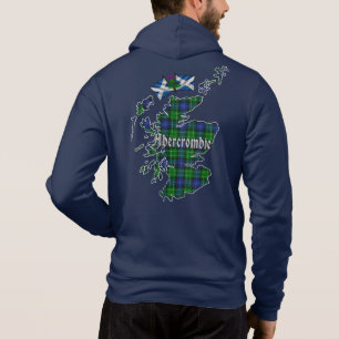 Pull À Capuche Badge de clan Abercrombie et carte de tarte