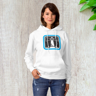 Pull À Capuche Balise de phare gras avec icône Ocean Waves