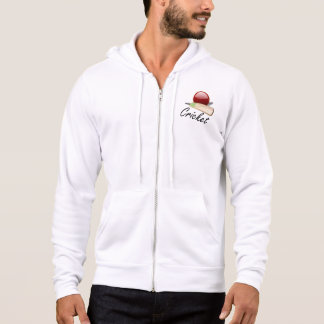 Pull À Capuche Balle et chauve-souris de cricket