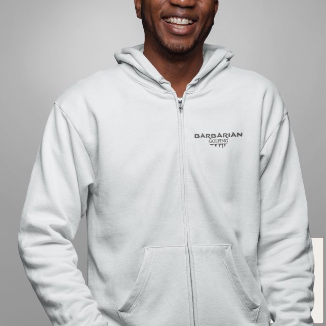 Pull À Capuche Barbarian Golfing (Créateur téléchargé)