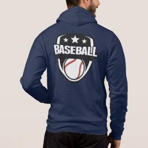 Pull À Capuche Baseball de texte personnalisé