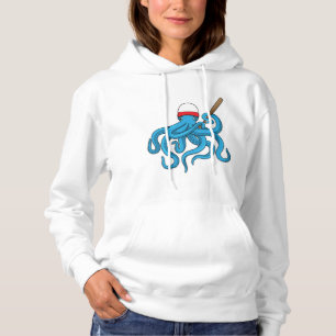 Pull À Capuche Batte de baseball Pieuvre Baseball
